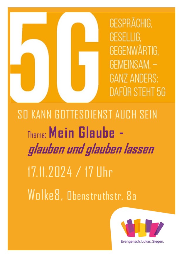 5G Gottesdienst Wolke 8