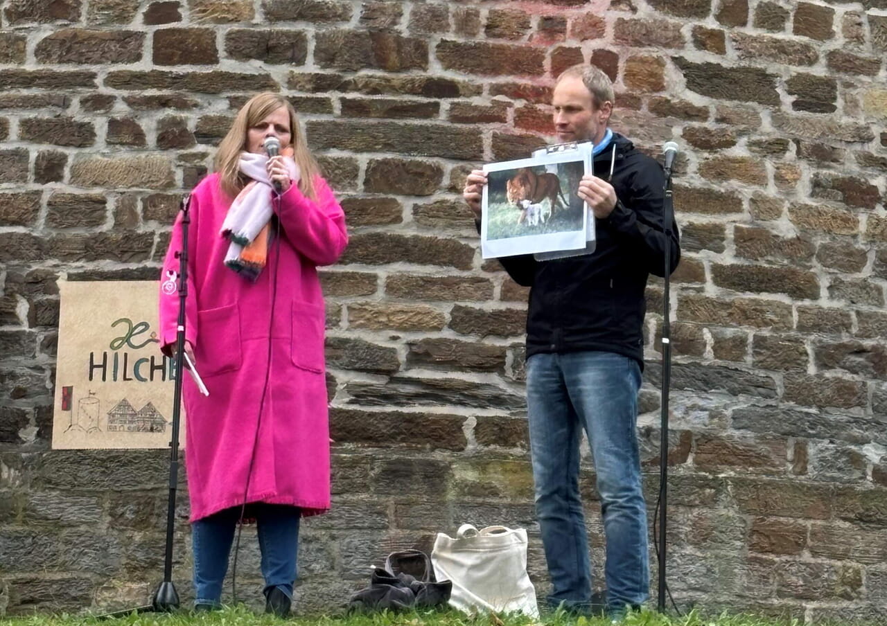 Die Superintendentin Kerstin Grünert griff das Thema "Frieden" in ihrer Andacht für die jungen Besucher passend auf.